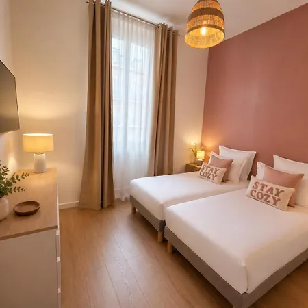 Apartament Haussmann Luxury, T4, 6p, Ac, Central, Standing Cannes